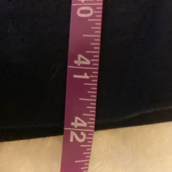 Coldwater Creek Natural Fit Flat Front Cotton Navy Pants Size‎ 12 - Picture 11 of 11